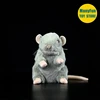 Grey Mouse Plush Toy High Fidelity Rats Plushie Hamster Peluche Lifelike Stuffed Animals Simulation Doll Kawai Toy Gifts 3