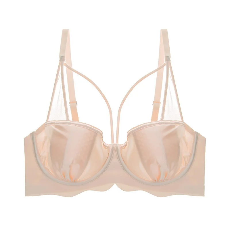 Wireless Comfortable Bra Large Size Seamless Thin Women's Underwear Push up Soft Steel Ring Sexy Bandeau Gather Breathable