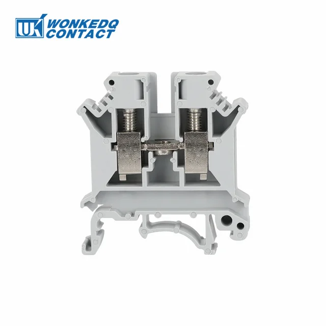 10Pcs UK 6N Screw Feedthrough Wire Connector UK 6 mm² Universal Plug