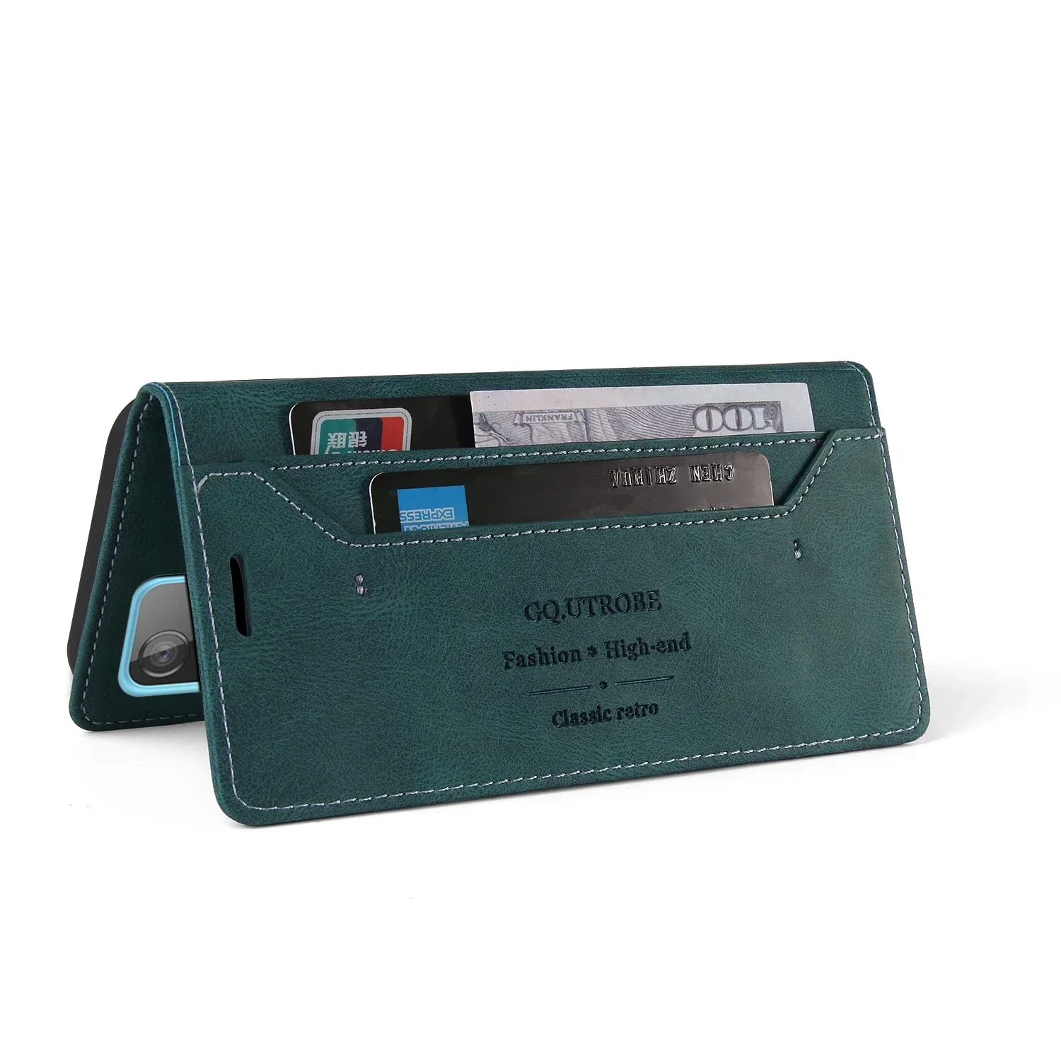 Leather Wallet Phone Case - Elegant Protective Cover