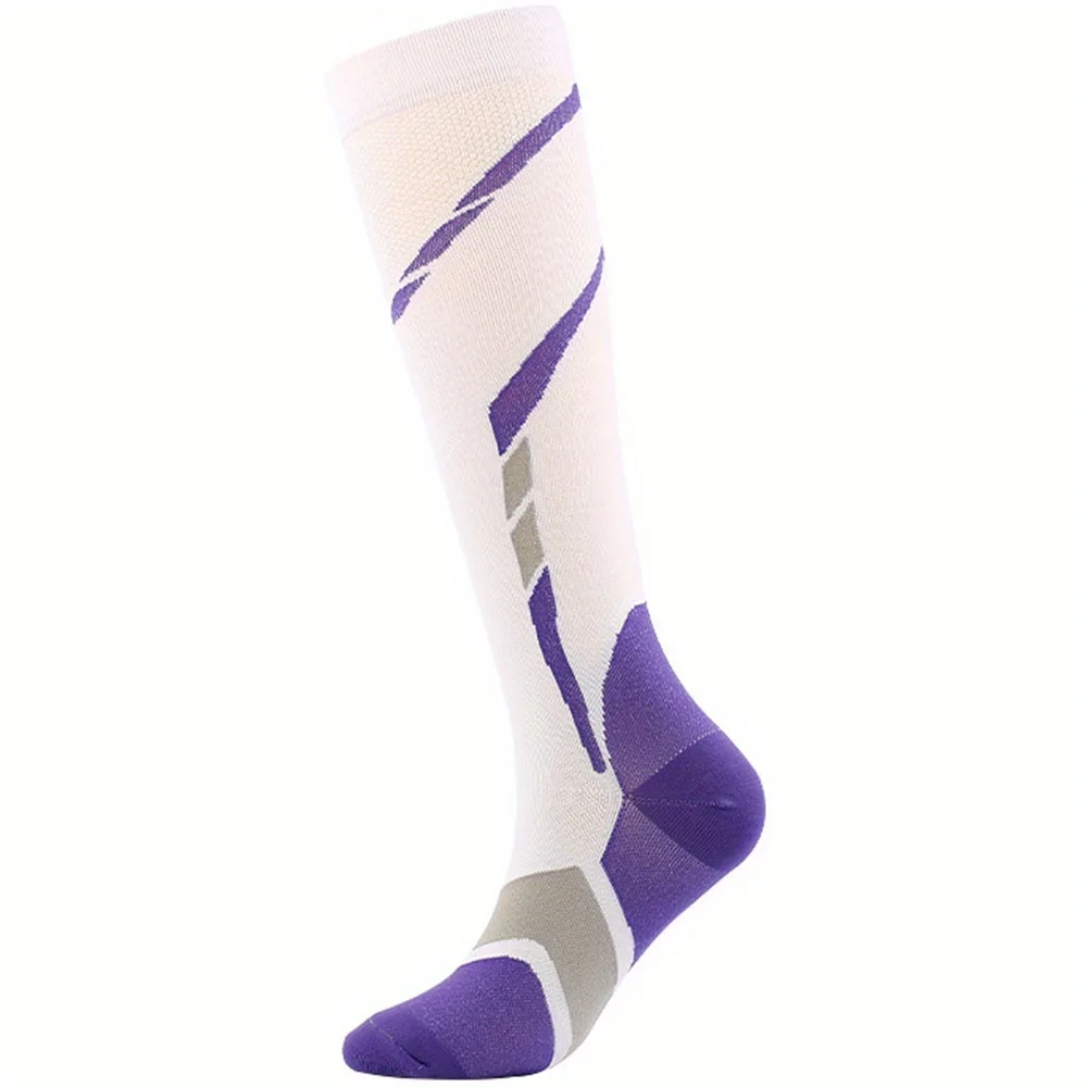 4/1pairs Copper Compression Socks For Women And Men-And Enhance Performance For Medical, Running, Nursing, Athletic Activi