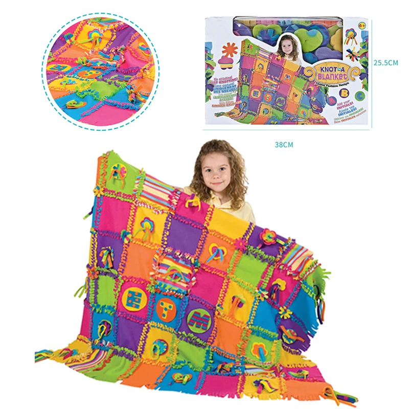 

DIY Handmade Blanket Parent-Child Interaction Material Package Cute Lion Kawaii Mermaid Children Toy Puzzle Gift Kids Craft Kits