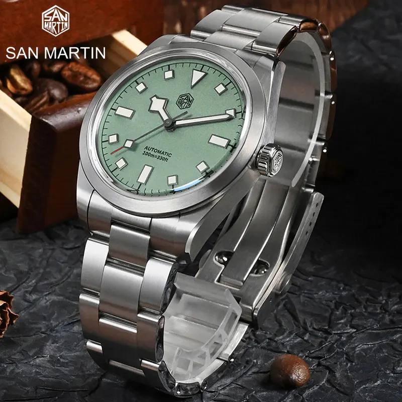 

San Martin Classic Retro Diving Watches Sapphire Crystal 10Bar Waterproof Luminous BGW-9 NH35A Automatic Mechanical Wrist watch