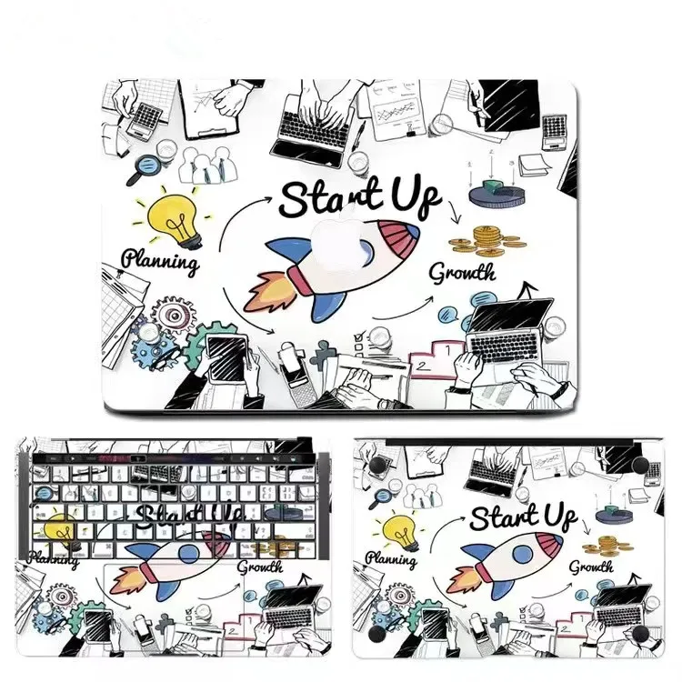 Decalcomania Per Laptop Colorata Per Macbook Pro Air M2 M1 2023 2022 2021 Universe Pvc Wrap Personal Sticker