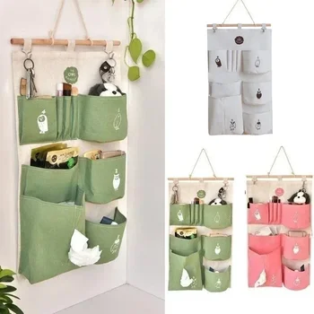 Borsa portaoggetti da appendere alla casa, contenitore per auto, porta del bagno, armadio, parete, organizer per la casa 1