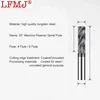 1PCS 2.36-2.5mm Carbide Machine Reamer Spiral Metal Cutter 4 Flute CNC Tungsten steel Chucking Reamer Cutting Tool Coated Steel 2