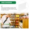Shelf Divider Dividers Separator Clear Closet Side Goods Commodity Separators Clapboard Store T Acrylic Pvc Classification Rack 6
