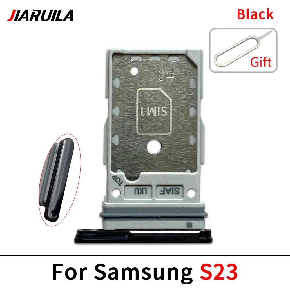 SIM Card Slot SD Card Tray Holder Adapter For Samsung S23 Plus Ultra G911 G918 G916 sim card accessories