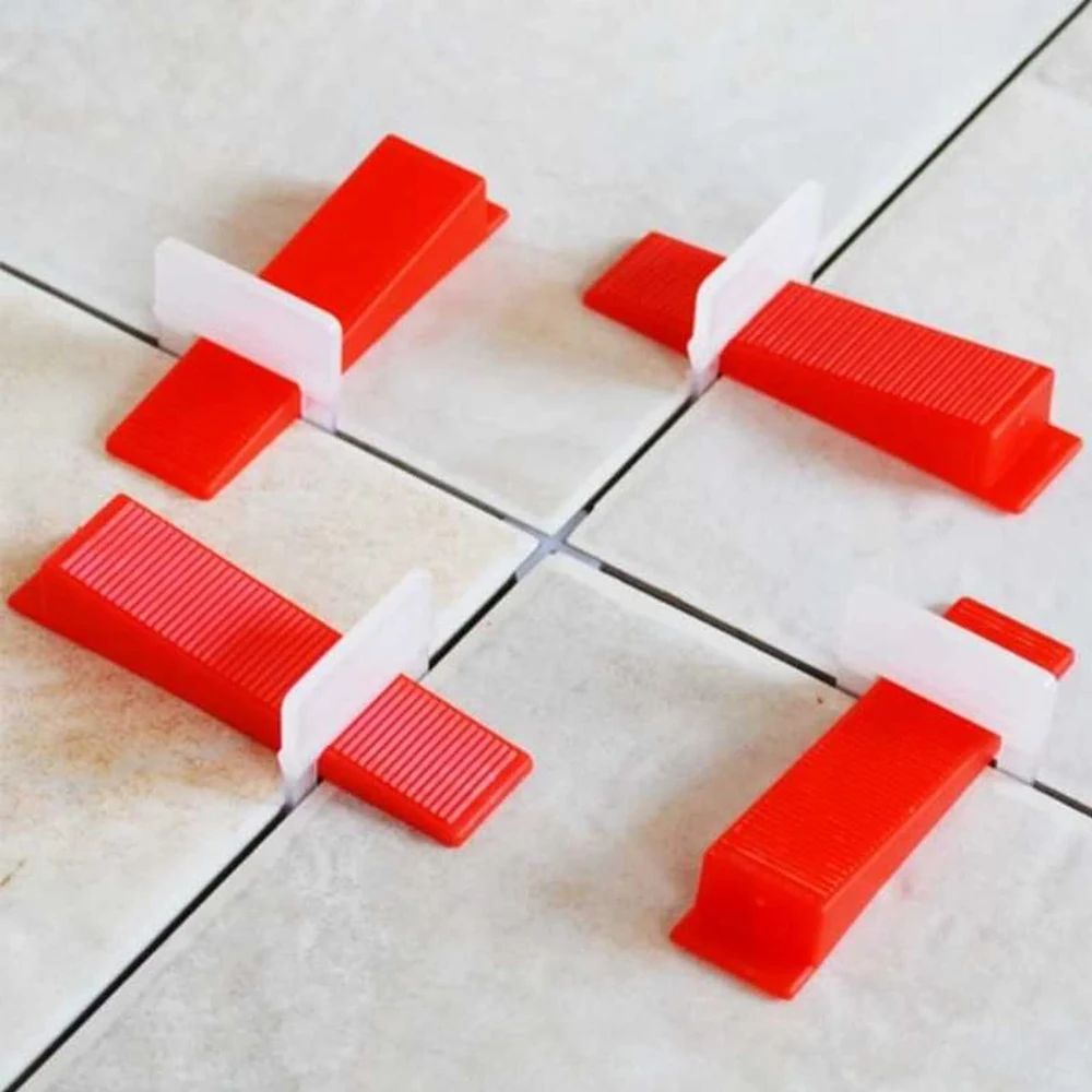 100-300 PCS Reusable Tile Leveling Tools Wedges Construction Tools Walls Floor Tiles Spacers