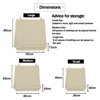 Hanging Laundry Hamper Bag With ZipperWith Zipper Over The Door Dirty Laundry, Socks Storage Organizer For Bathroom Saving Space 3