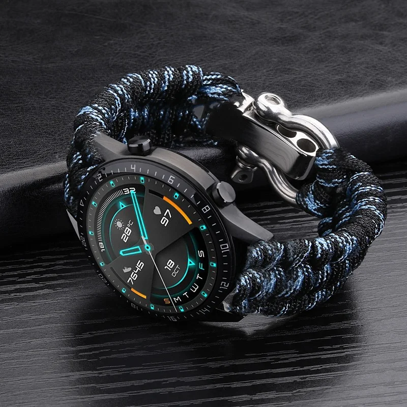 Weave Nylon Sport Watch Strap - Universal Band Bracelet with Tool