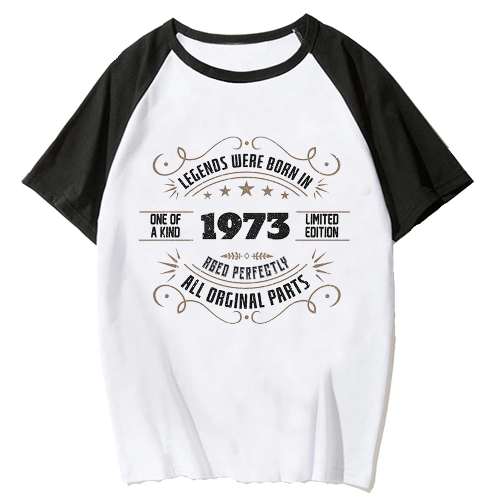 

Born in 1973 Tee women anime summer streetwear t-shirts girl comic harajuku designer clothing