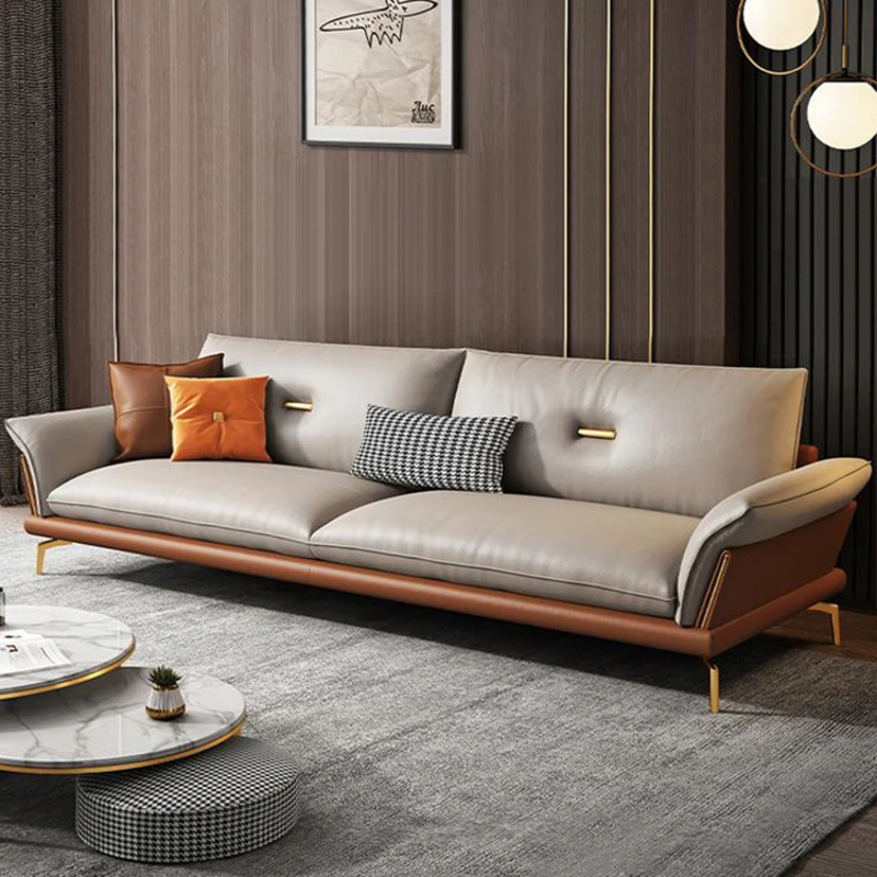 

Simple Modern Living Rooms Sofa Home Leisure Creative Leather Designer Sofa Italian Medieval Relaxing Muebles Furniture