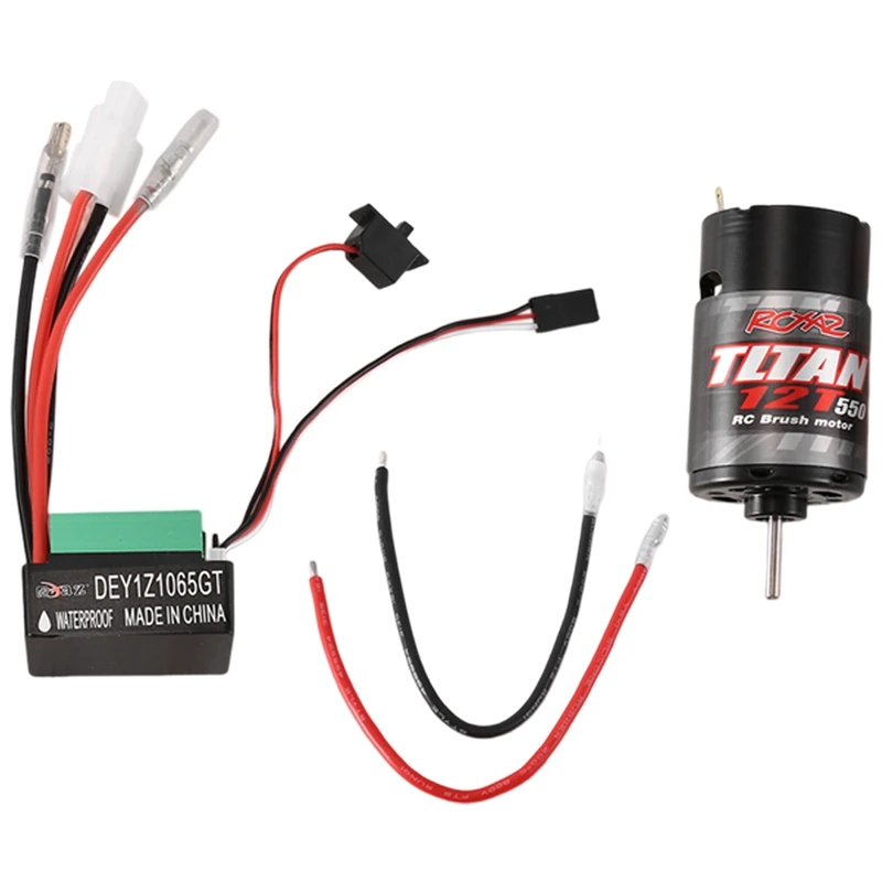 

Щеточный мотор RCXAZ 320A ESC + 550 для 1/10 RC Crawler Axial SCX10 AXI03007 90046 Traxxas TRX4 D90