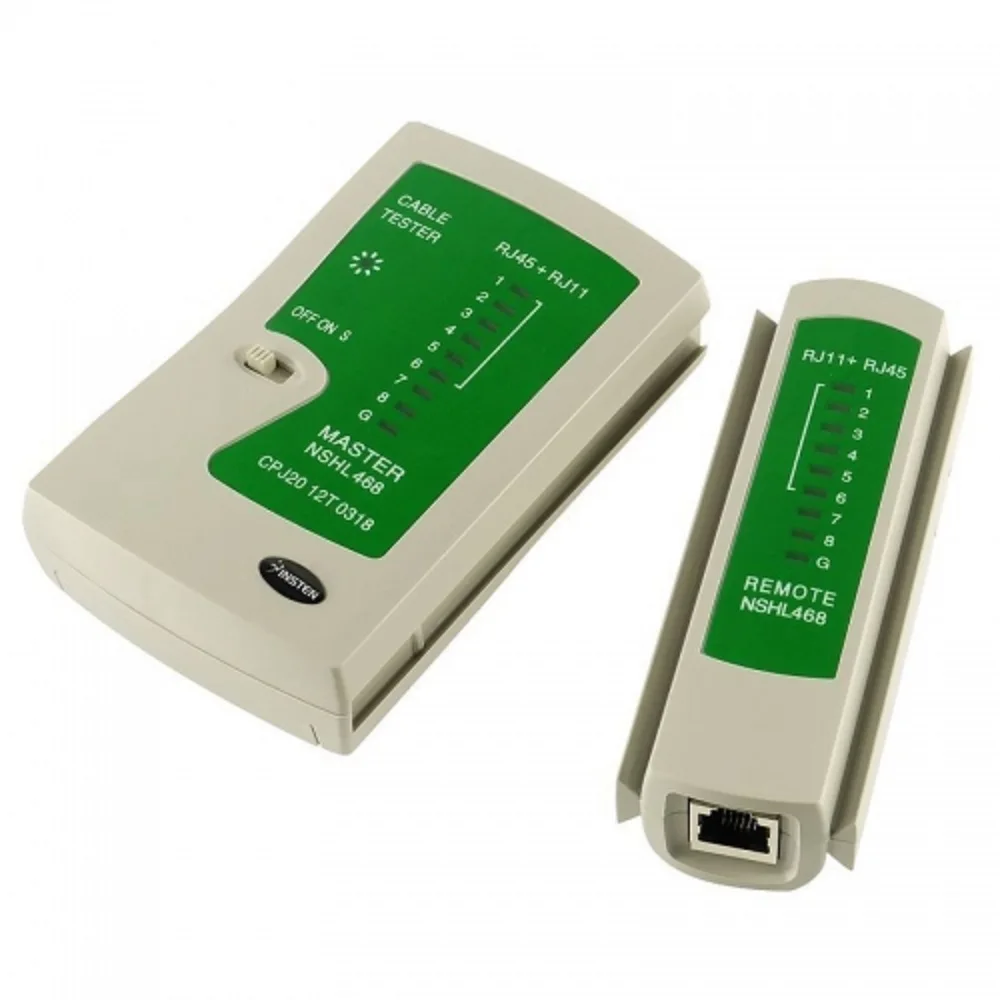 Network Tester Network Cable Tester LAN Cable RJ45 RJ11 RJ12 CAT5 Network Cable Tester Detector Tracker Remote Test Tool Kit 6