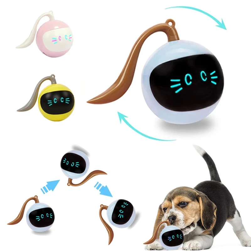 Toys for Dog Interactive Electronic Ball Dogs Toys Indoor Exercise Training Funny Game Self