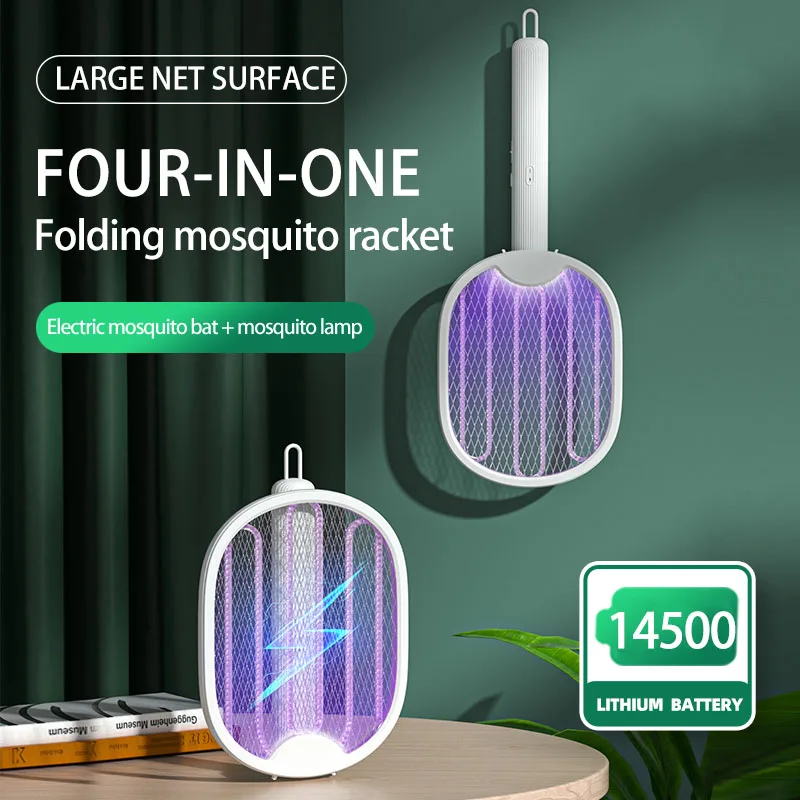 

Electronic Mosquito Killing Foldable Mosquito Lamp Two-in-one Mosquito Killer Bat Indoor Household Mosquito Trap Killer Zapper