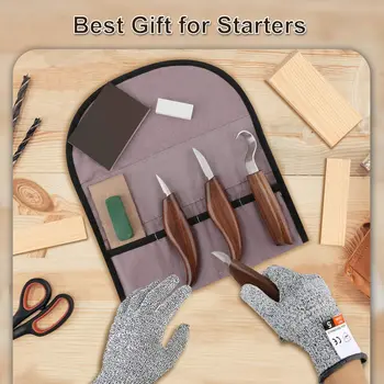 1/3/5/7/10/12pcs Wood Carving Tools Chisel Woodworking Cutter Hand Tool Set Wood Carving Knife DIY Peeling Woodcarving 5