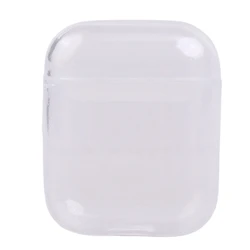 Transparent Soft TPU Earphone Protective Case Cover (White)