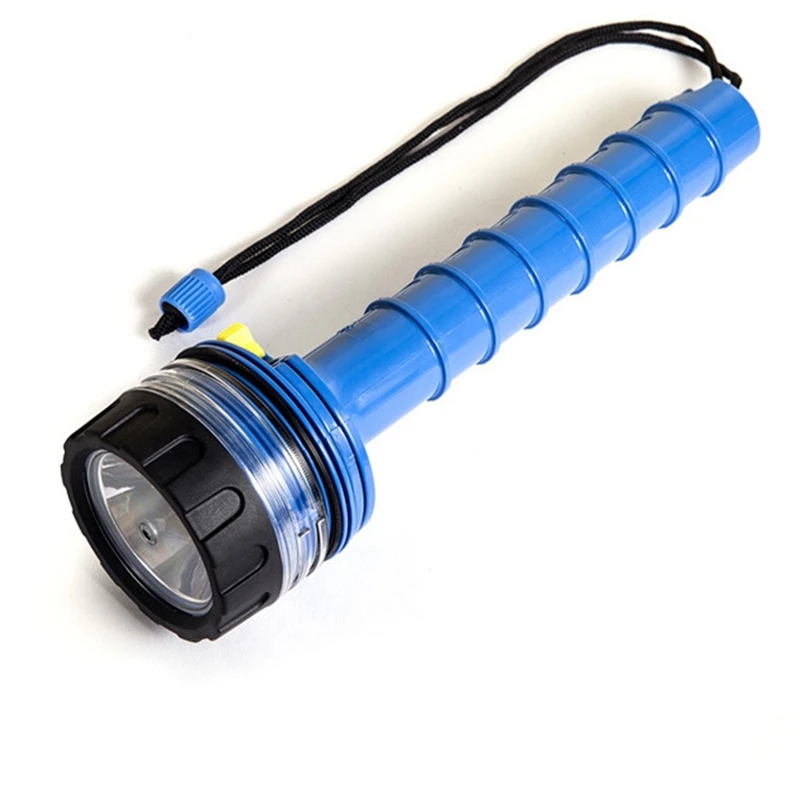 

Scuba Deep Diving Light Professional Powerful Flashlight Underwater Waterproof LED Diver Light