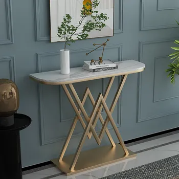 Consolle Multifunzionale Salvaspazio, Tavolo da Ingresso Semplice e Lussuoso, Elegante Consolle per Soggiorno, Arredamento per la Casa