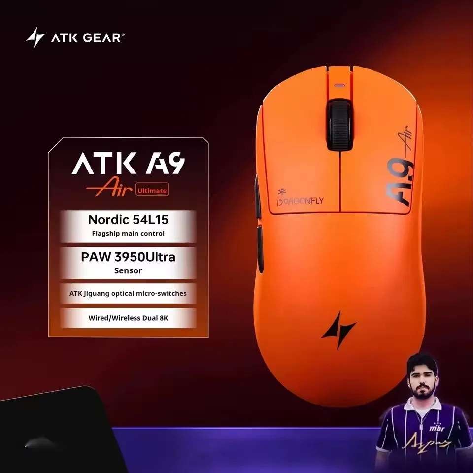 ATK A9 PLUS ULTRA Series Lightweight Wireless E-Sports Mouse