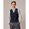 Double Breasted Men's Vest for Wedding Party Dress Vest Man Formal Shawl Lapel Gentleman Vests for Grooms Suits Waistcoat Male 3