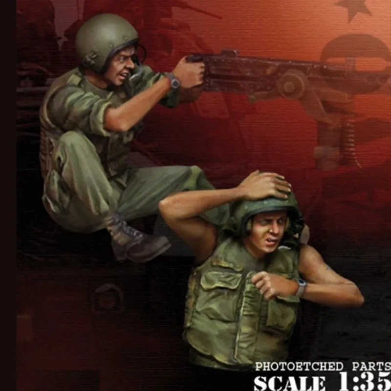 XINGCHANG Kits de modèles de Figurines en résine 1/35 WW2 1 Figurines Non assemblées et Non peintes