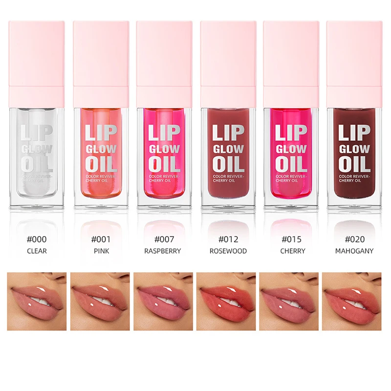 Moisturizing Lip protection Oil Lip Gloss Makeup Volumising Lip Plumper Oil Lip Stain with Natural Lip Oil Lip Care Cosmetics 6