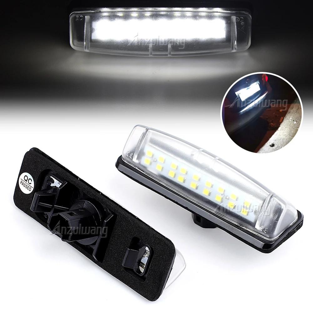 2pcs Canbus Led License Plate Lights For Toyota Camry/aurion Avensis