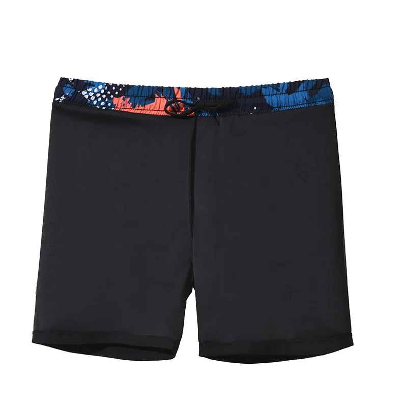 Swim Trunks Men Summer Anti-embarrassment Double-layer Style Quick-drying Large Size Flat Angle Professional