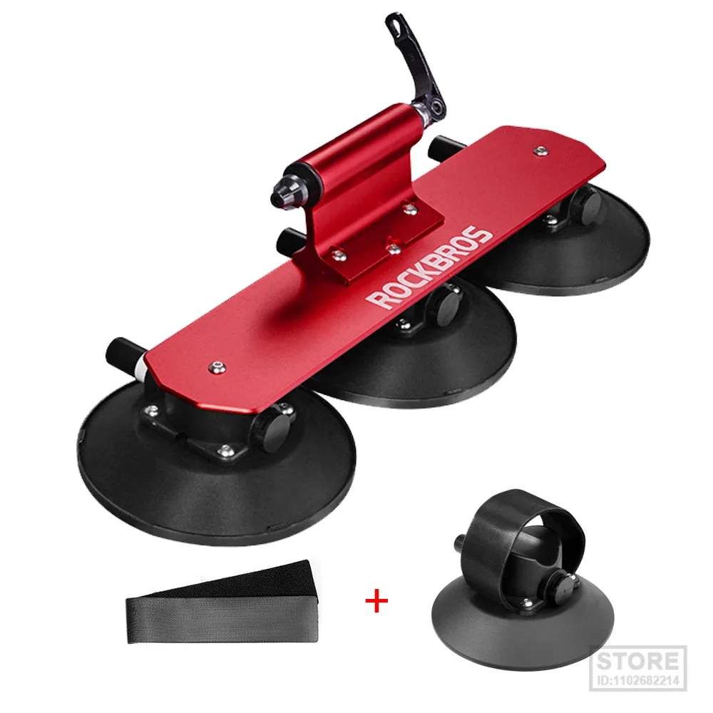 ROCKBROS Bike Bicycle Rack Suction Roof-Top  Car s Carrier Quick Install  Roof  MTB Mountain Road  Accessory 8