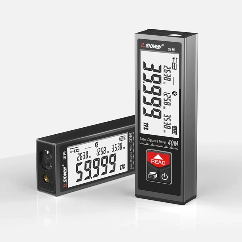 SNDWAY SW-B40/SW-B50/SW-B60 Laser Rangefinders Rechargeable Digital Rangefinder Auto-Calibration Type-C USB Interface