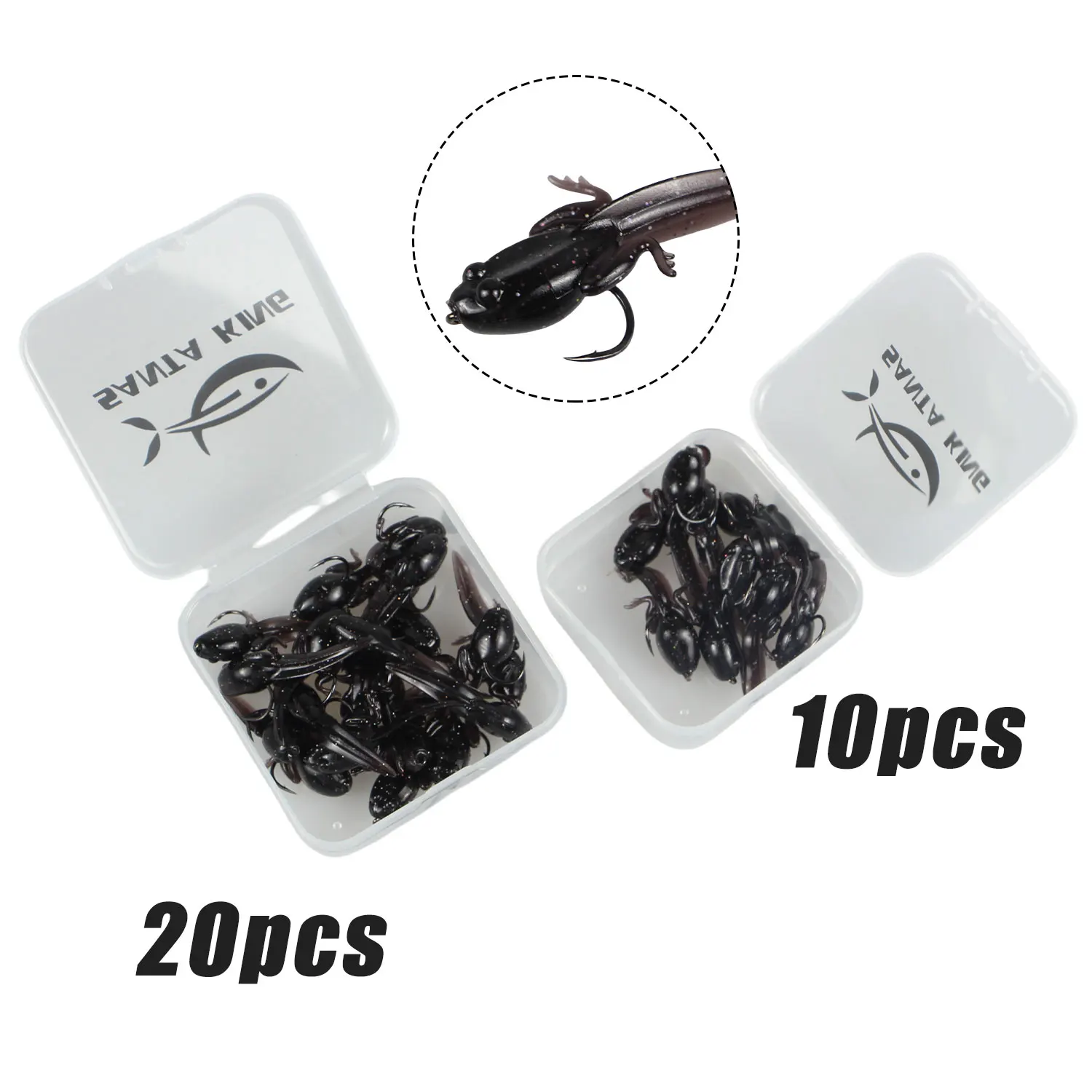 Description Picture 4 of item10/20Pcs Bionic Tadpole Fishing Lures TPE Floating Artificial Soft Bait Highly Realistic for Bass Trout Carp Freshwater Fly Fish