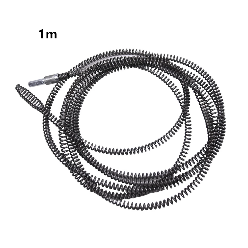 Sewer Unblocker 1-10M Bathroom Hair Sewer Sink Cleaning Snake Spring Pipe Dredging