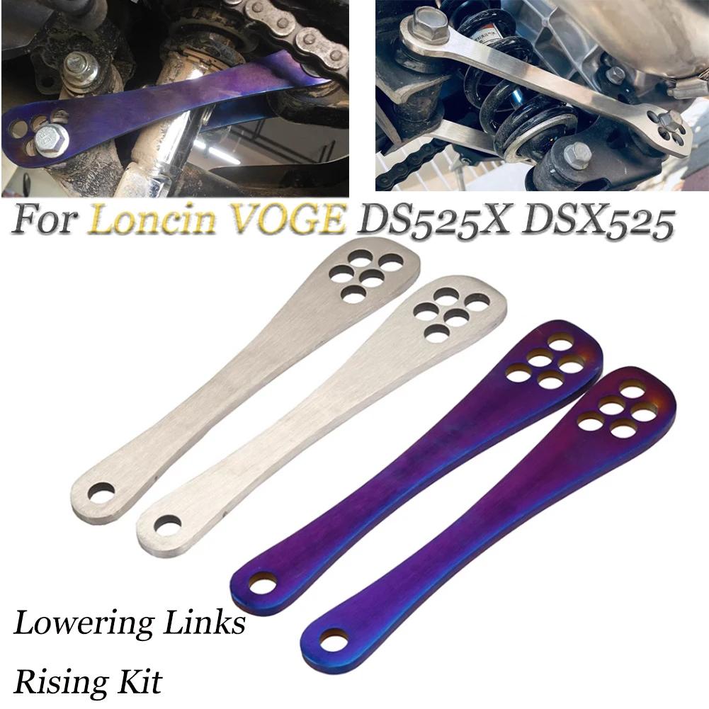 Motorrad Fußrasten VOGE DS525X - CNC Aluminium Pedale Schwarz!