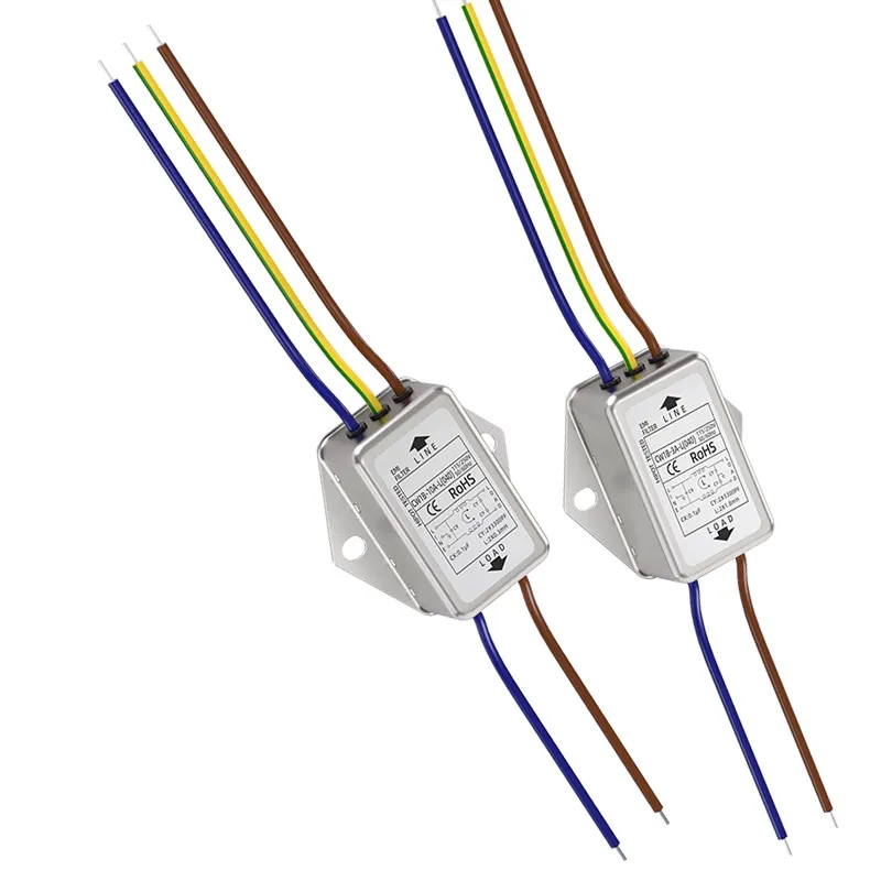 LANTRO JS CW1B-10A-L Einphasen-EMI-Filter – 125/250V AC, 10A, Für Schaltnetzteile & Mehr