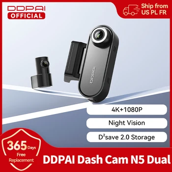DDPAI Dash Cam N5 Dual Front and Rear 4K Ultra HD Resolution