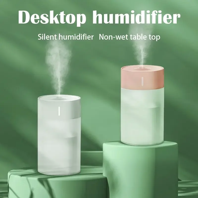 New Intelligent Large Capacity Humidifier Household Usb Atmosphere Lamp Desktop Aromatherapy Gift Humidifier