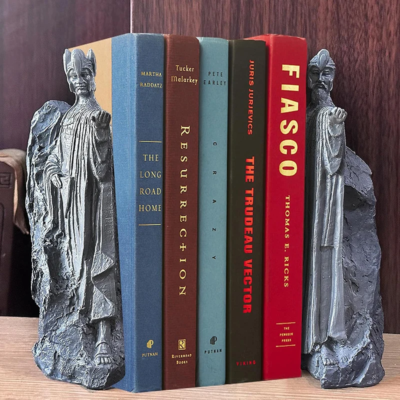 Large Decorative Bookends, Bookends Resin Collectibles, Decorative Bookends Binders And Dividers For Library Office Home