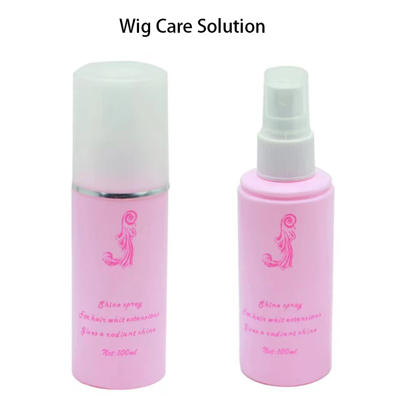 4Pcs/set barber tools salon use wig care liquid spray wig display stand holder cap hairnet tail comb brush accessories