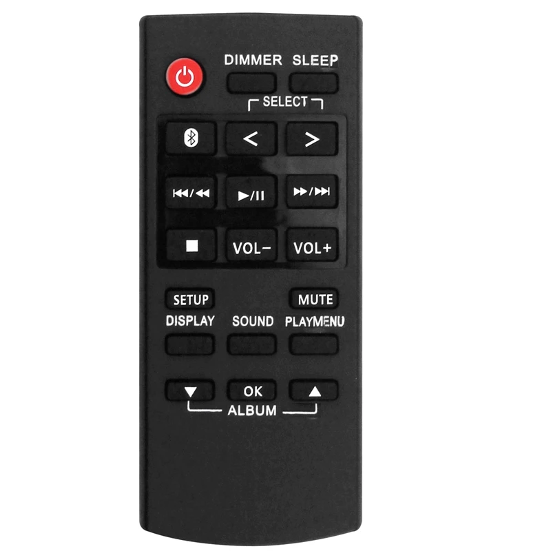 Muslimsostituisci Telecomando Per Panasonic Hifi Sa-Akx320E-K Sa-Akx320E-W Sa-Akx320Gn-K Sa-Akx320Gs-K Sa-Akx520E-K Plastica 1 Pz