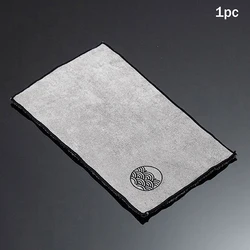 Plush Cotton Linen Tea Towel - Zen - inspired Absorbent Cloth for Coffee Table and Tea Accessories (A2)