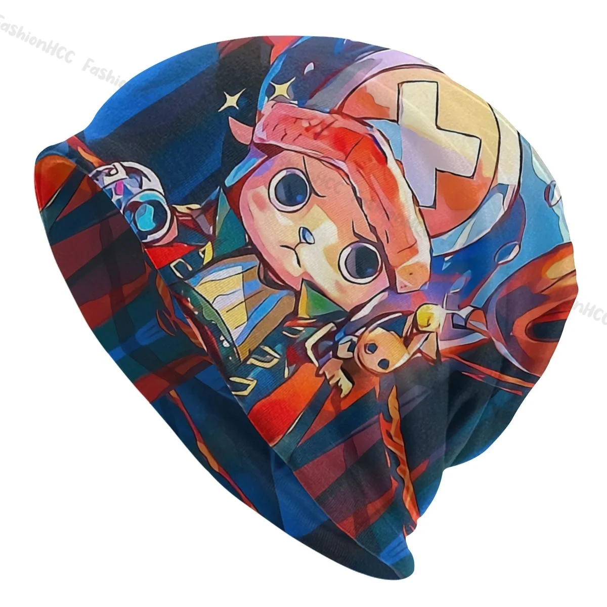 

One Piece Nami Manga Skullies Beanies Caps Tony Tony Chopper Thin Hat Autumn Bonnet Hats Men Women's UnisexThin Cap