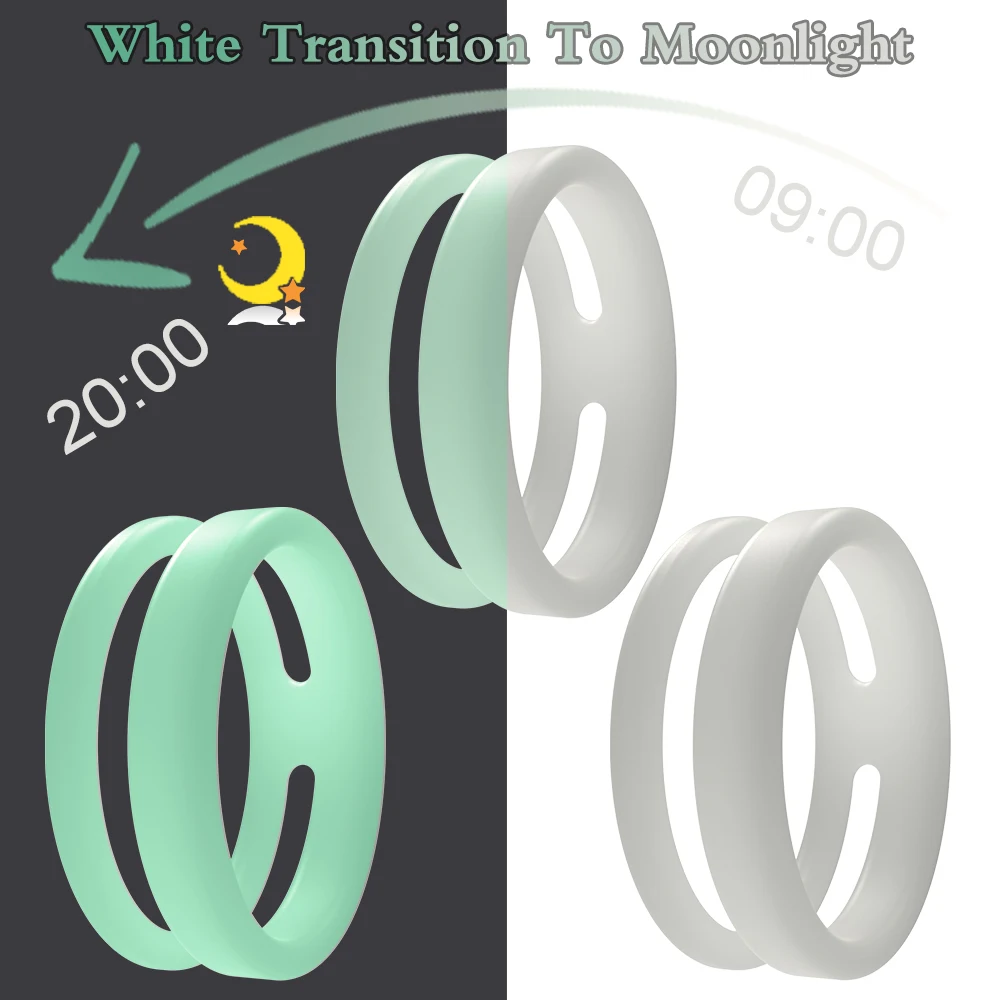 Male Silicone Ring Dual Rings Delay Lock Ejaculation Scrotal Binding Ball Stretcher ring Chastity Sex Toy For Men_voghion.com