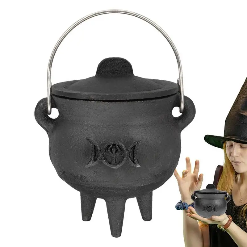 Halloween Cauldron con manico ＆ 3 aste di suppport 1