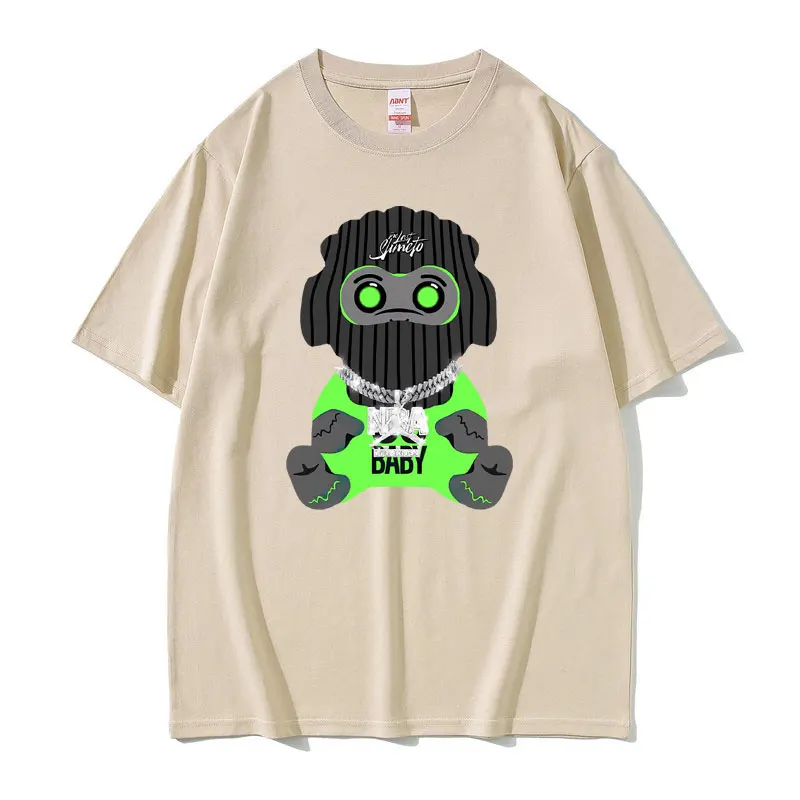 

Singer 38 Baby Youngboy Never Broke Again Colorful Monkey Printed T Shirt Men Casual Loose T-shirt Men's Oversized Cotton Tees
