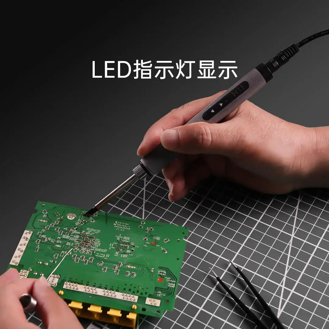xiaomi mijia RONGUAN 72W Intelligent Electric Soldering Iron 300-450℃ Soldering Pen Temp Calibration Voltage Adjust Portable
