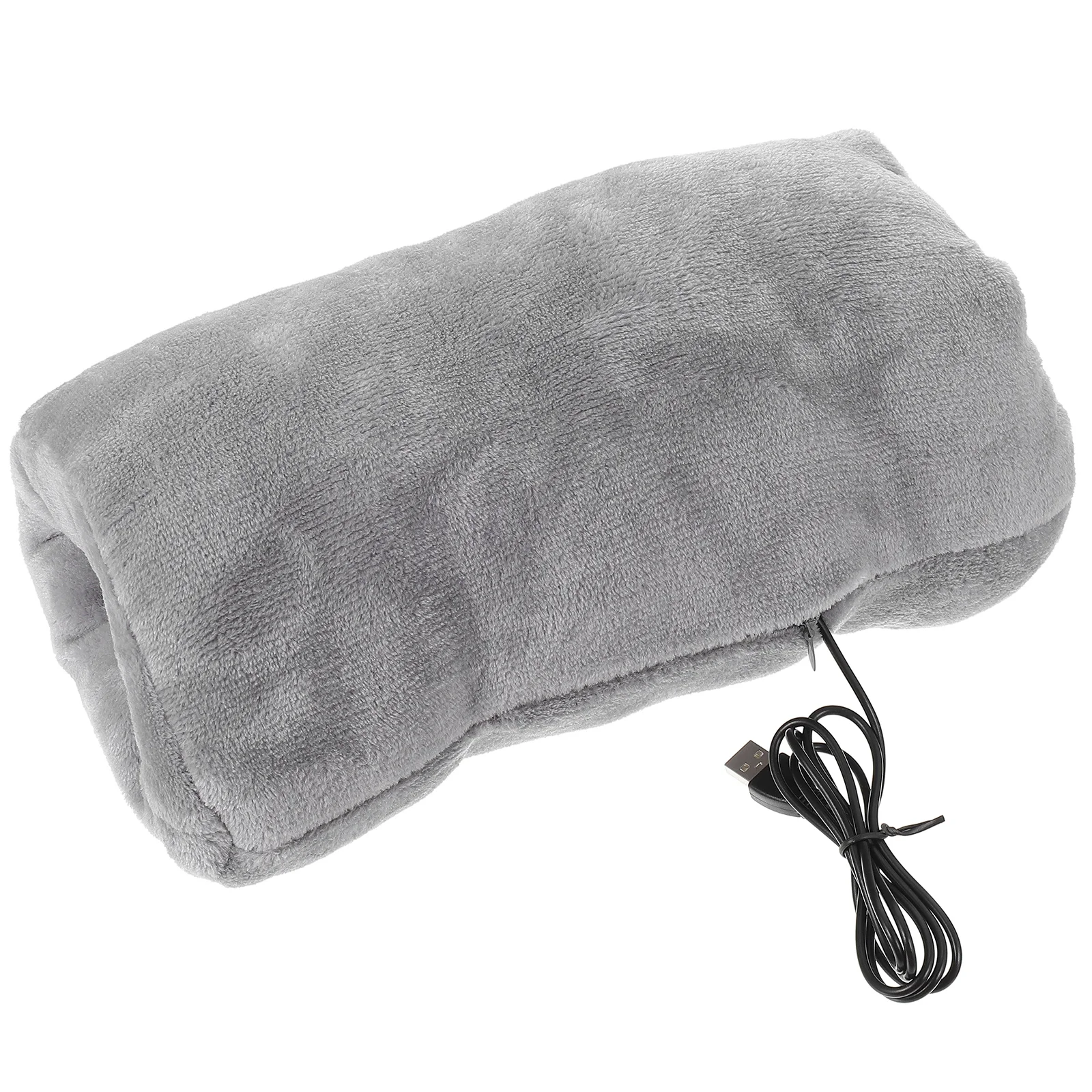 

Rechargeable Hot Water Bottle Hand Warmer Pillow Plush Heating Pad USB Charging