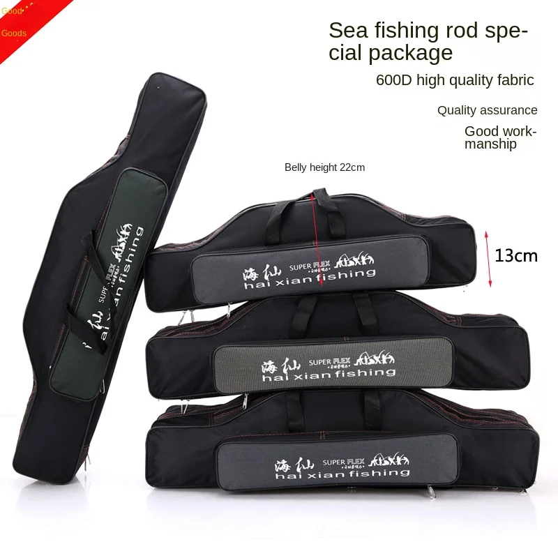 

Pot-bellied fishing fishing gear packages of three layers shoulders package